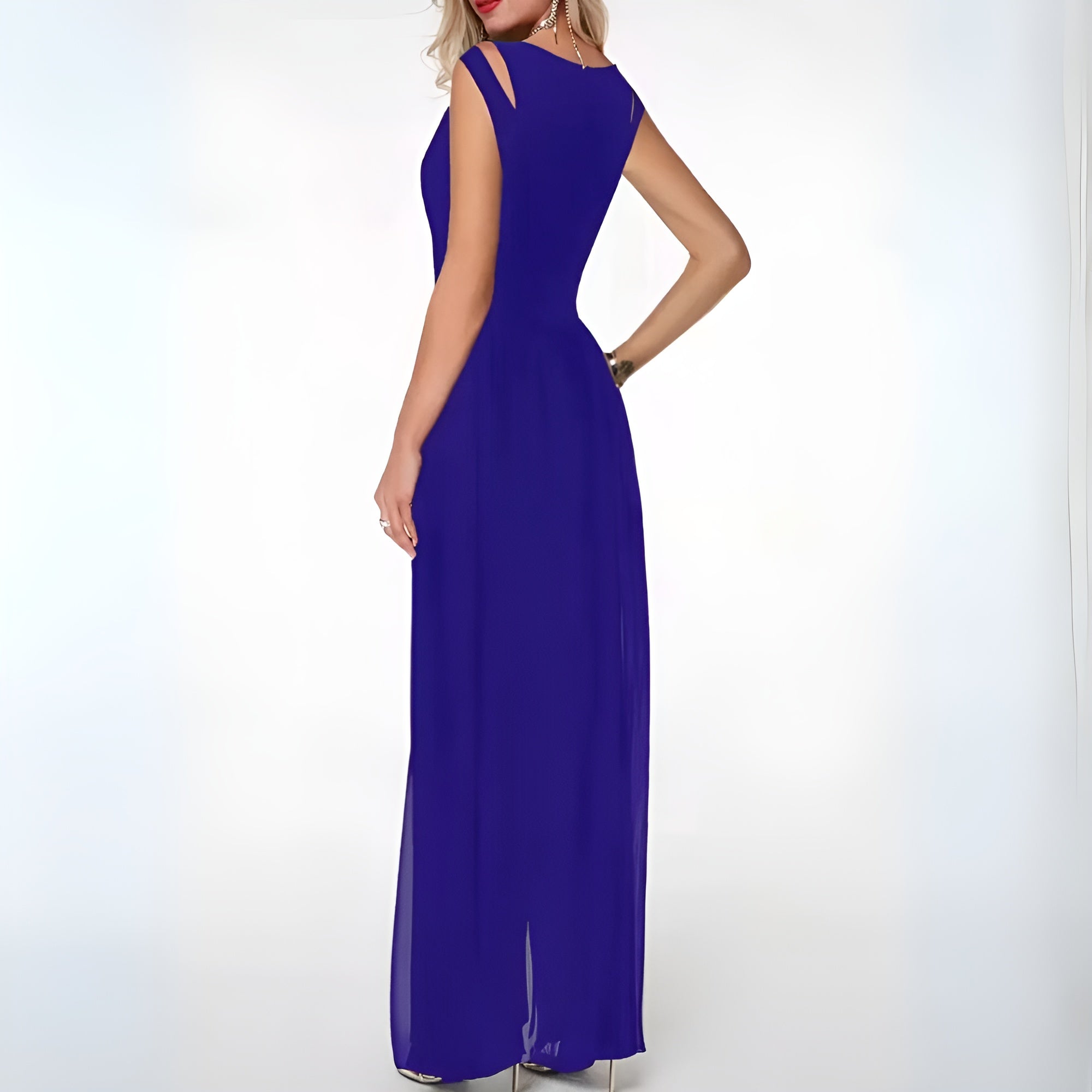 Ärmelloser Jumpsuit Mit Weitem Bein Für Damen | Sommer 4