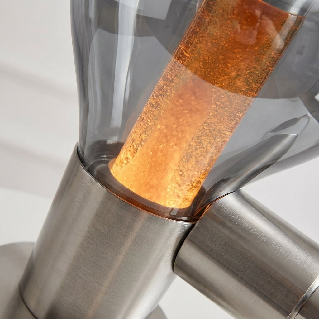 Hand-Blown Glass Flowing Liquid Motion Table Lamp