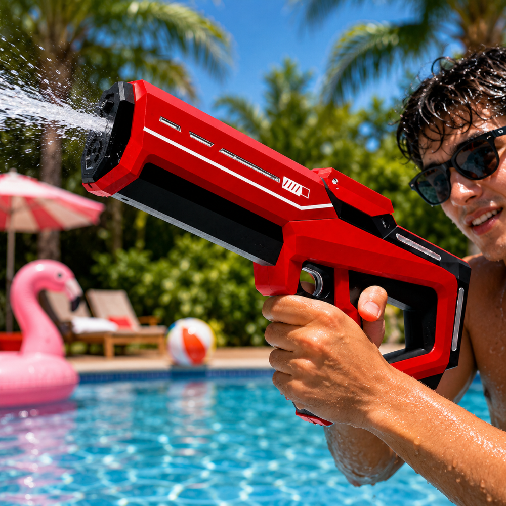 Automatic High Capacity Long Range Outdoor Splash Water Gun Blaster Toy