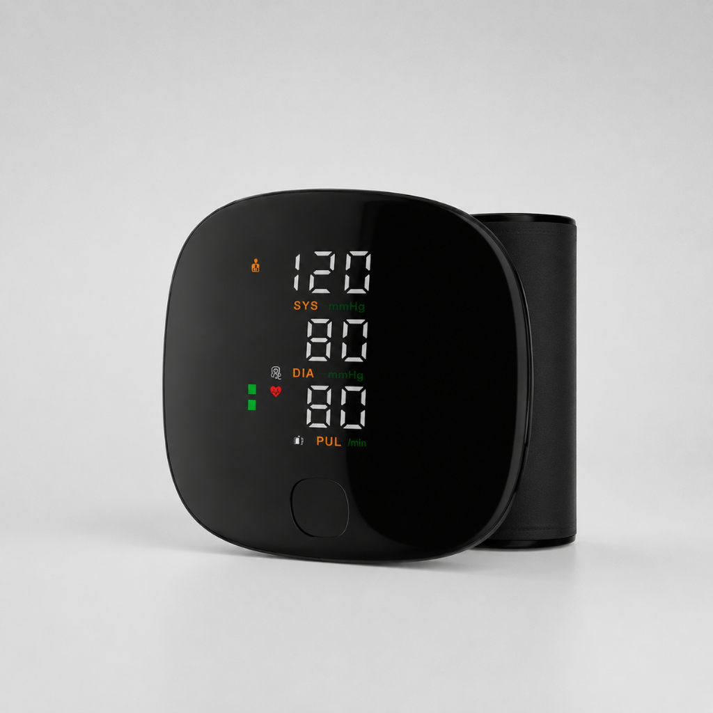 Rechargeable Automatic Wrist Digital Blood Pressure Monitor With Arrhythmia Detection