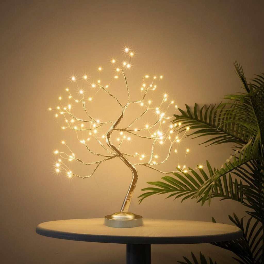Nature Inspired Bonsai Tree Accent Table Lamp