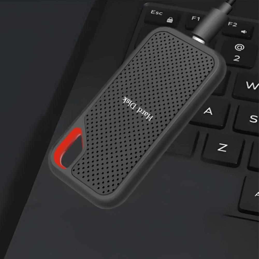 Compact Aluminum Alloy Type-C Portable External SSD Drive