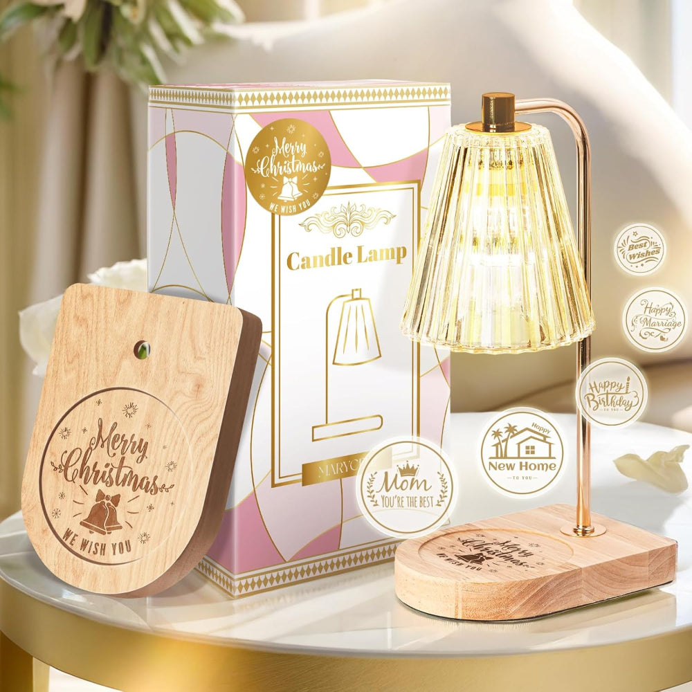 Flameless Dimmable Electric Wax Melting Candle Warmer Table Lamp