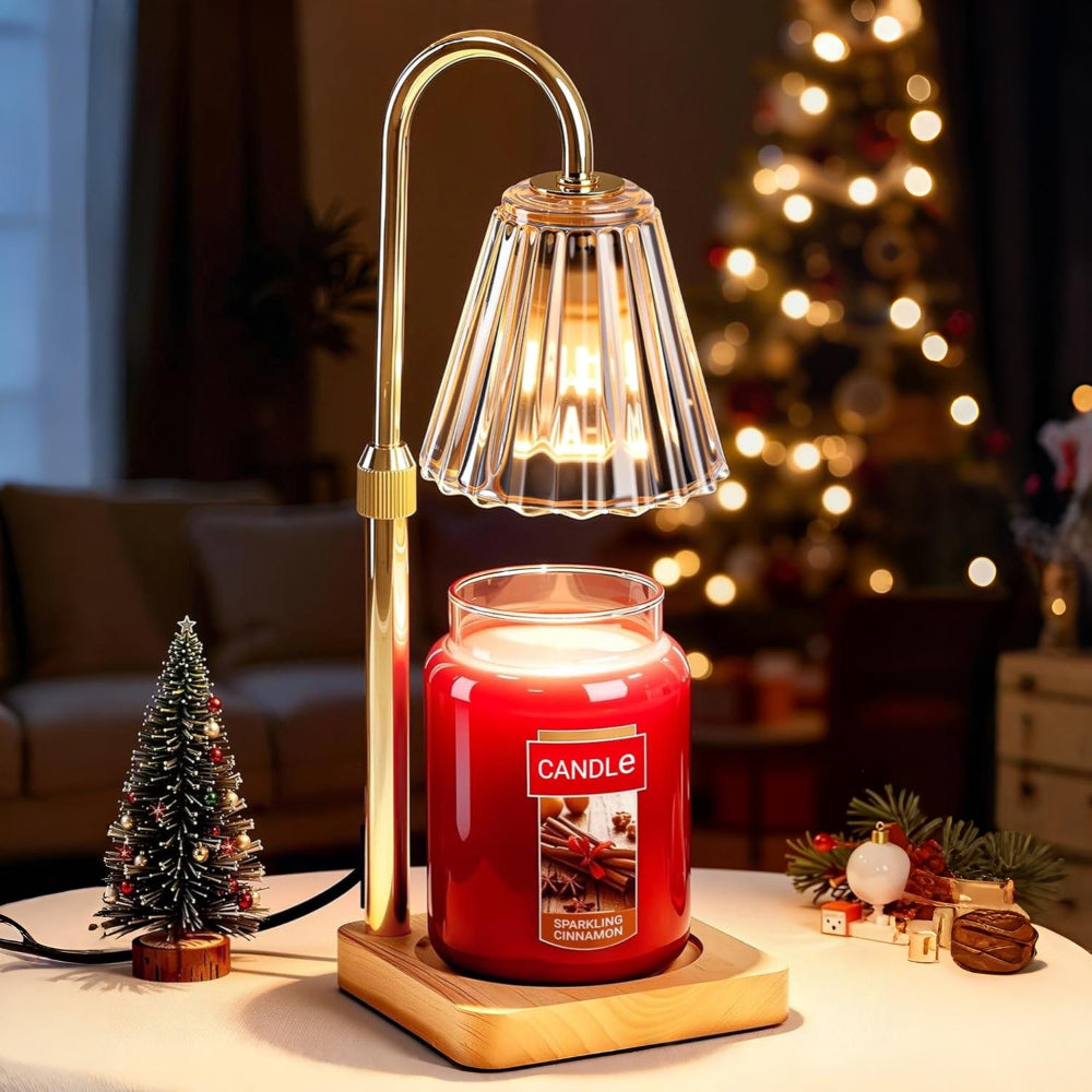Flameless Dimmable Electric Wax Melting Candle Warmer Table Lamp