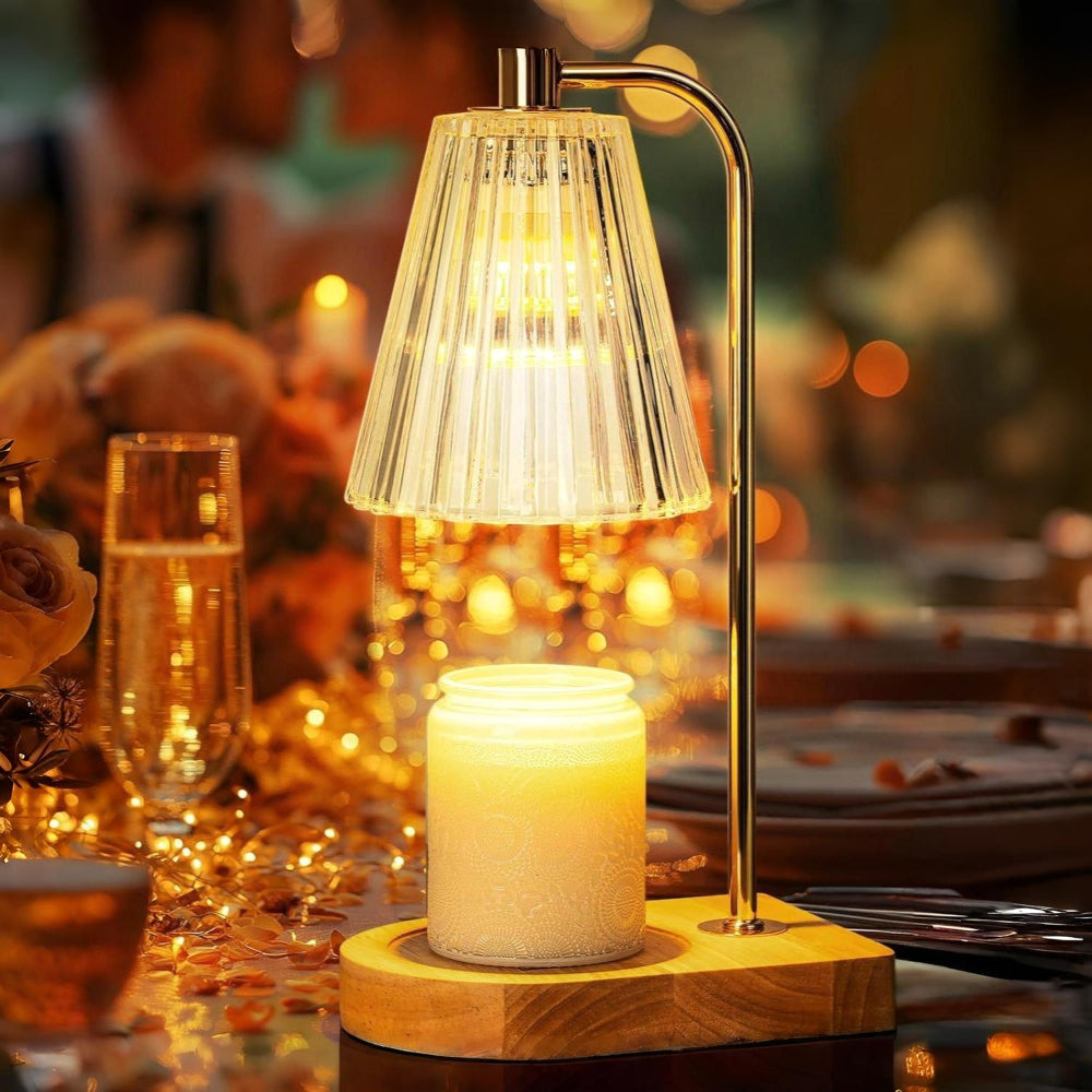 Flameless Dimmable Electric Wax Melting Candle Warmer Table Lamp