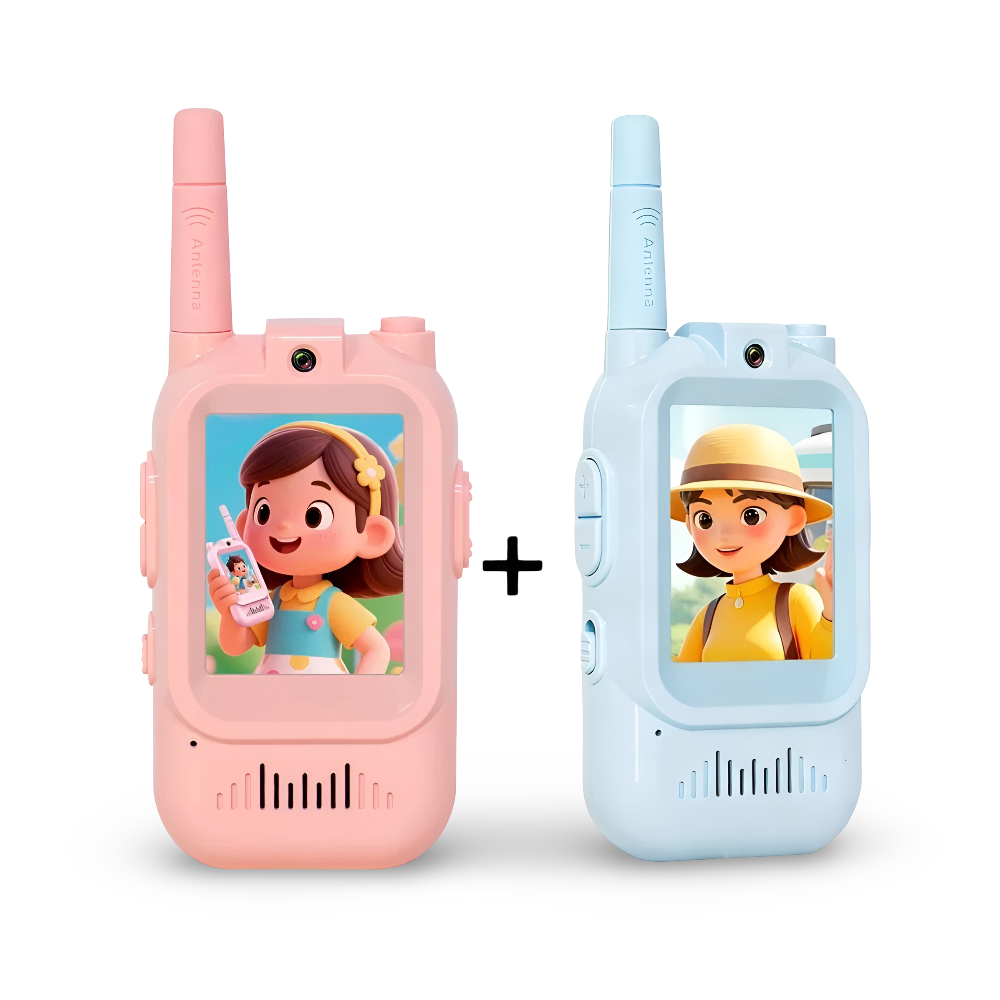 Rechargeable Video Display Camera Kids Walkie Talkie Toy Set