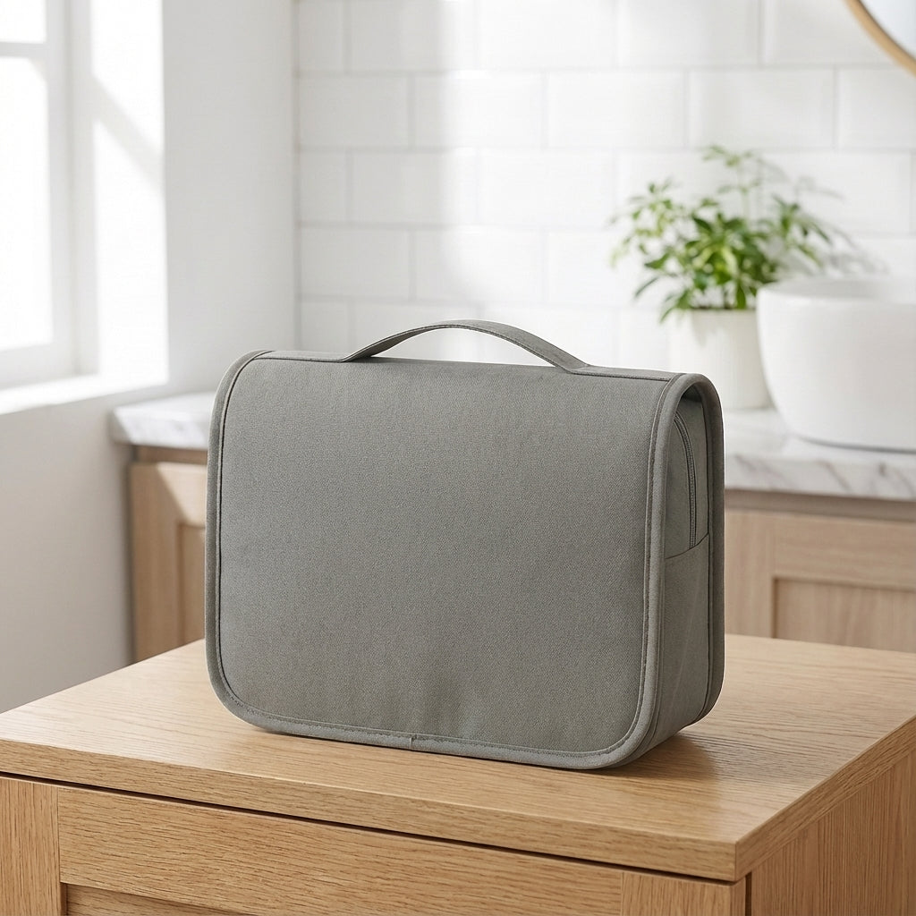 Compact Waterproof Multi Compartment Transparent Travel Toiletry Bag