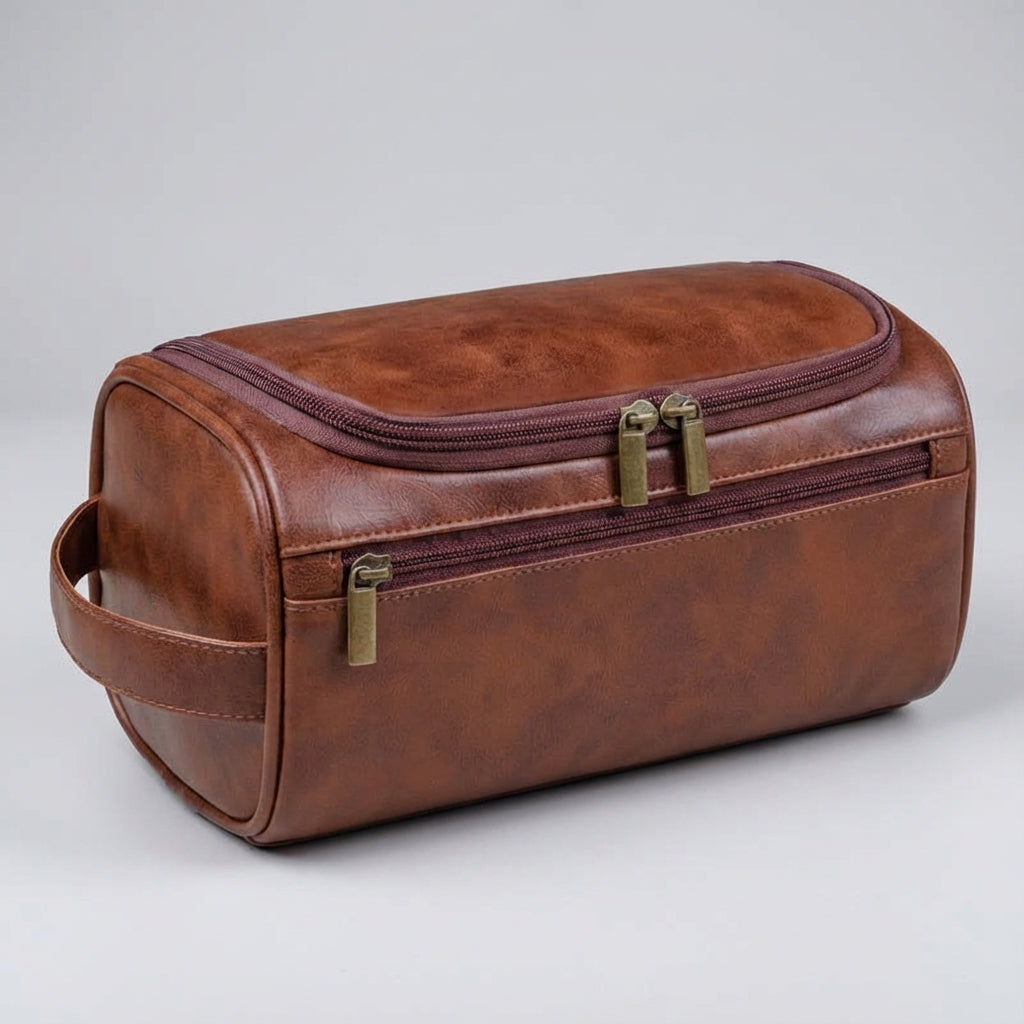 Compact Water-Repellent Multi-Pocket Hanging Travel Toiletry Bag