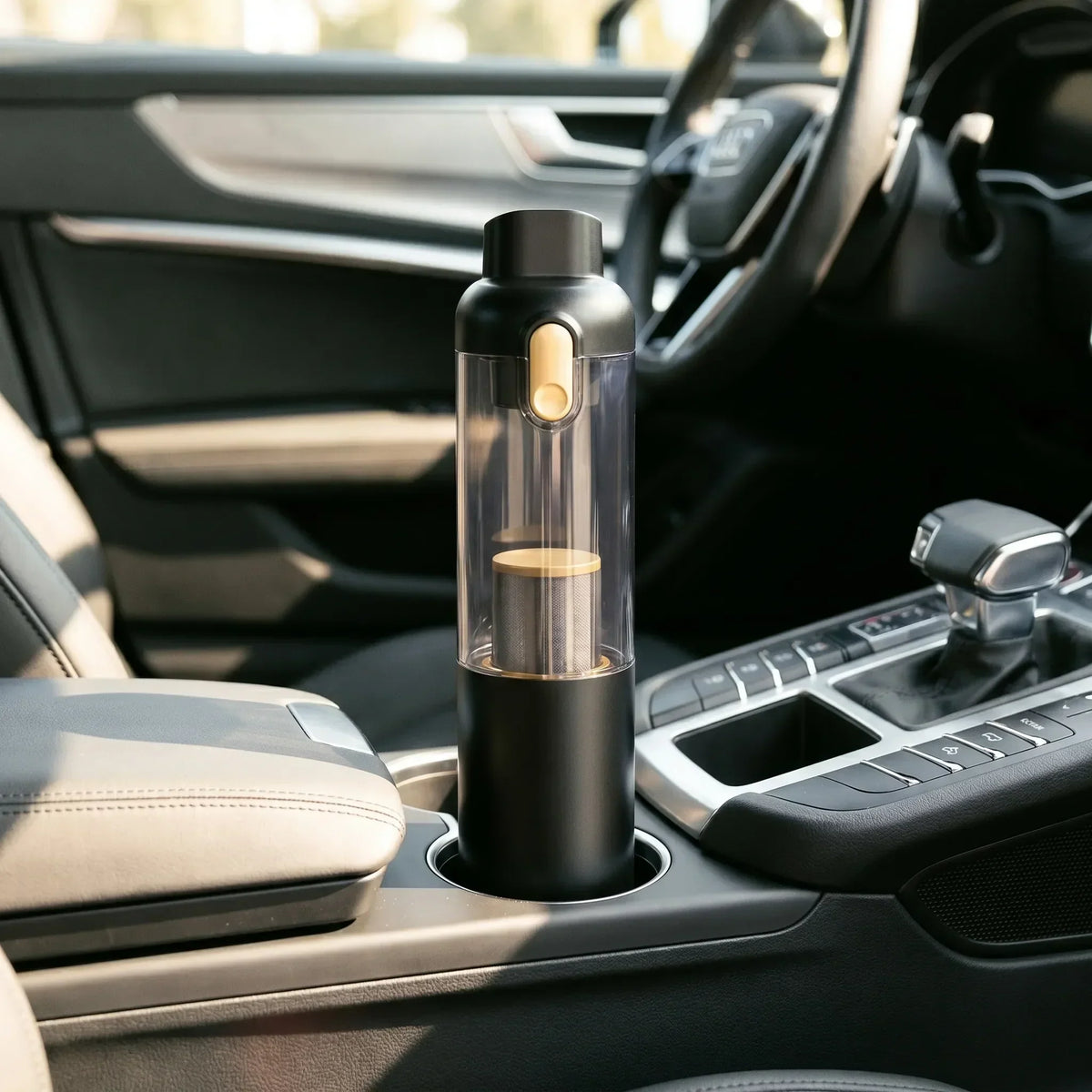 Compact Rechargeable Multi-Attachment Handheld Car Vacuum Cleaner