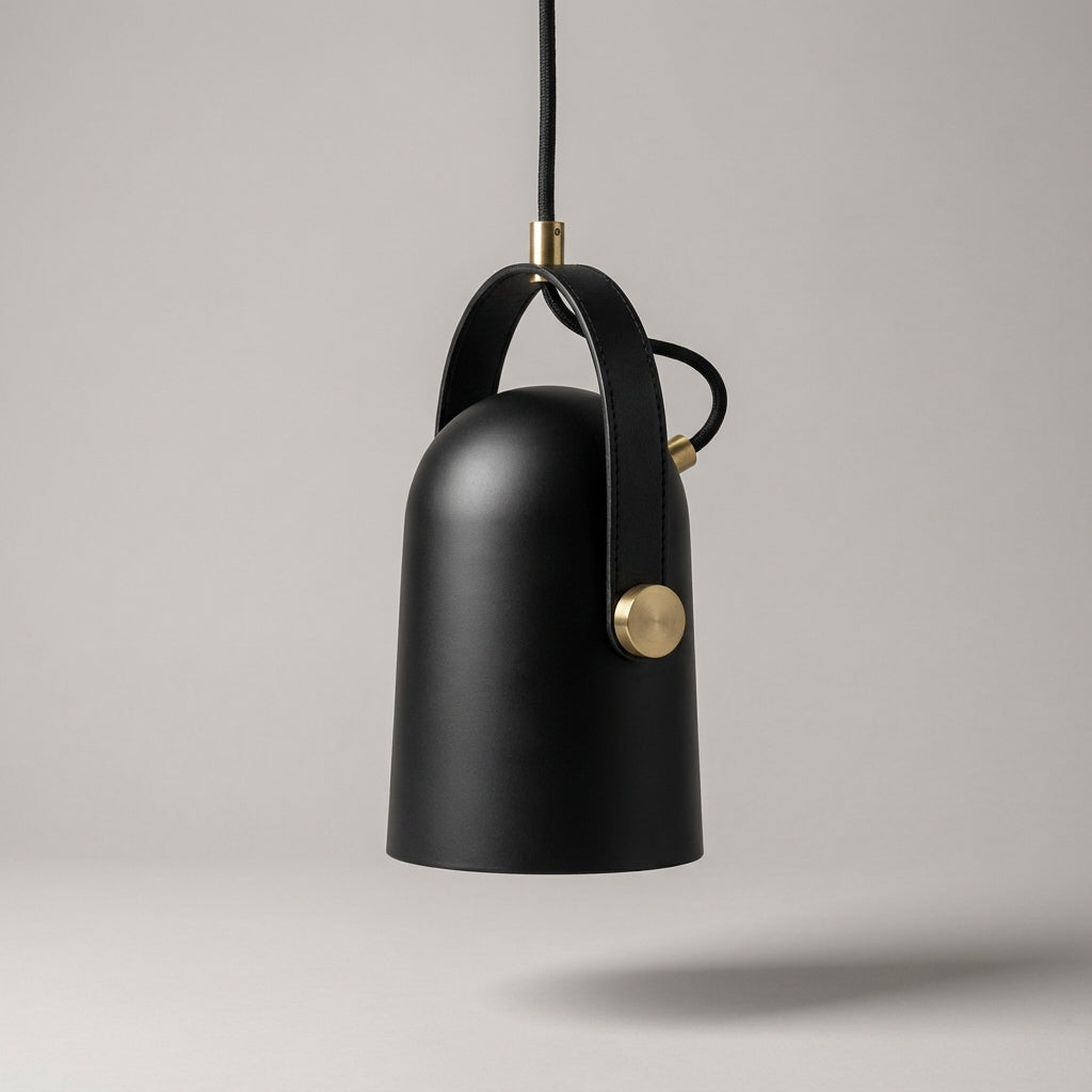 Slim Scandinavian Corner Fit Hanging Pendant Light