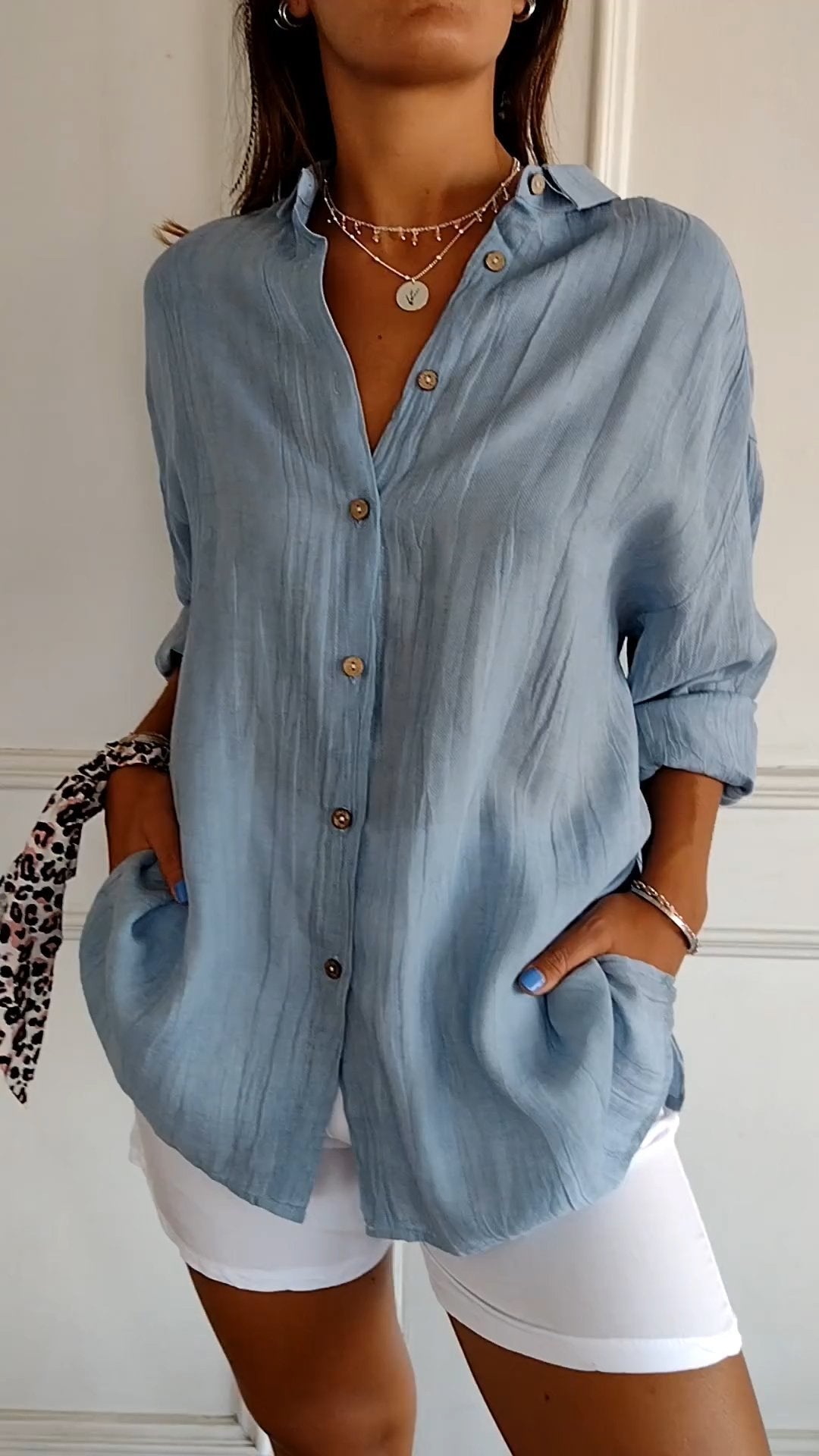 Damen Button Down Hemd | Sommer 0