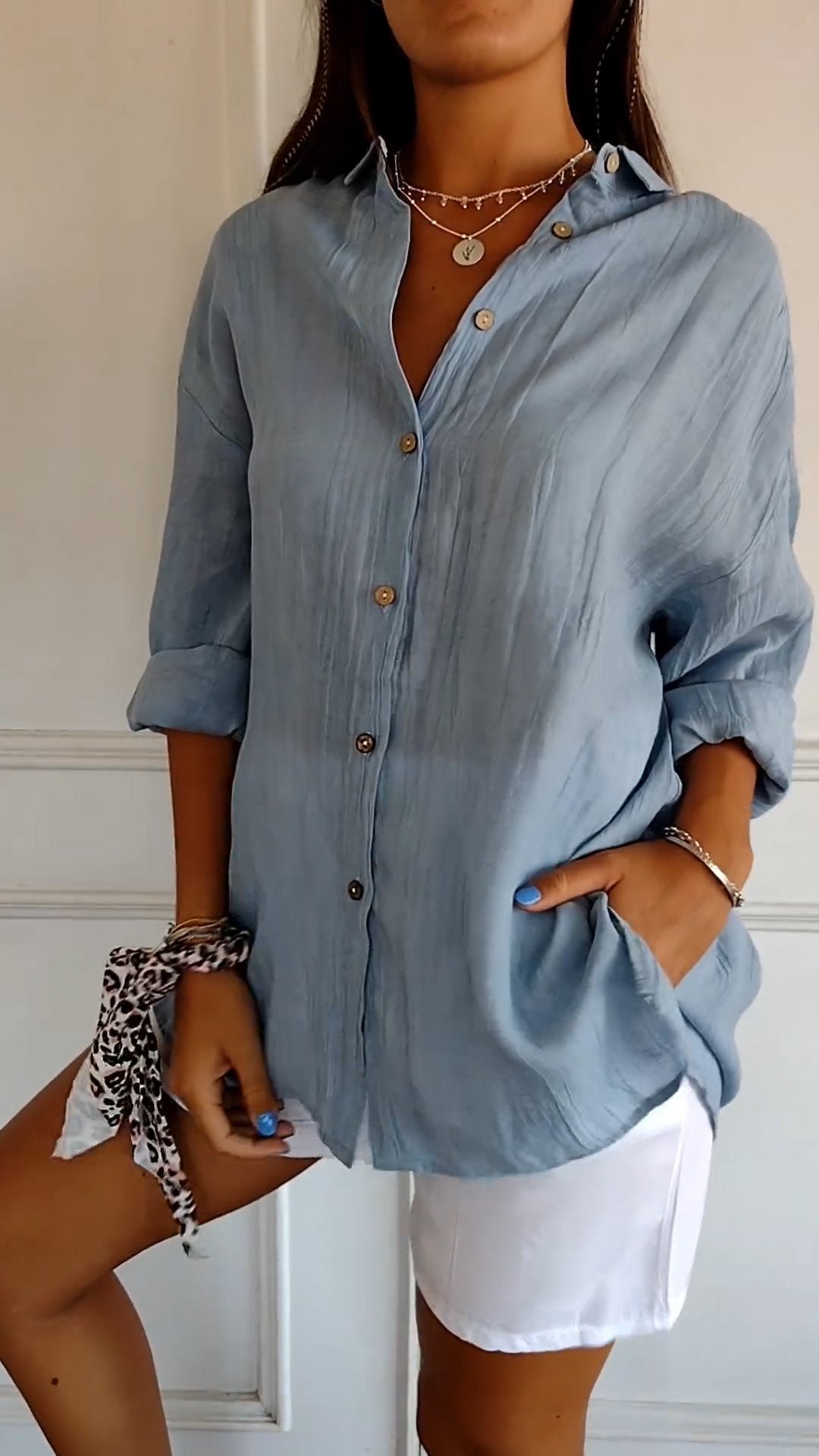 Damen Button Down Hemd | Sommer 1
