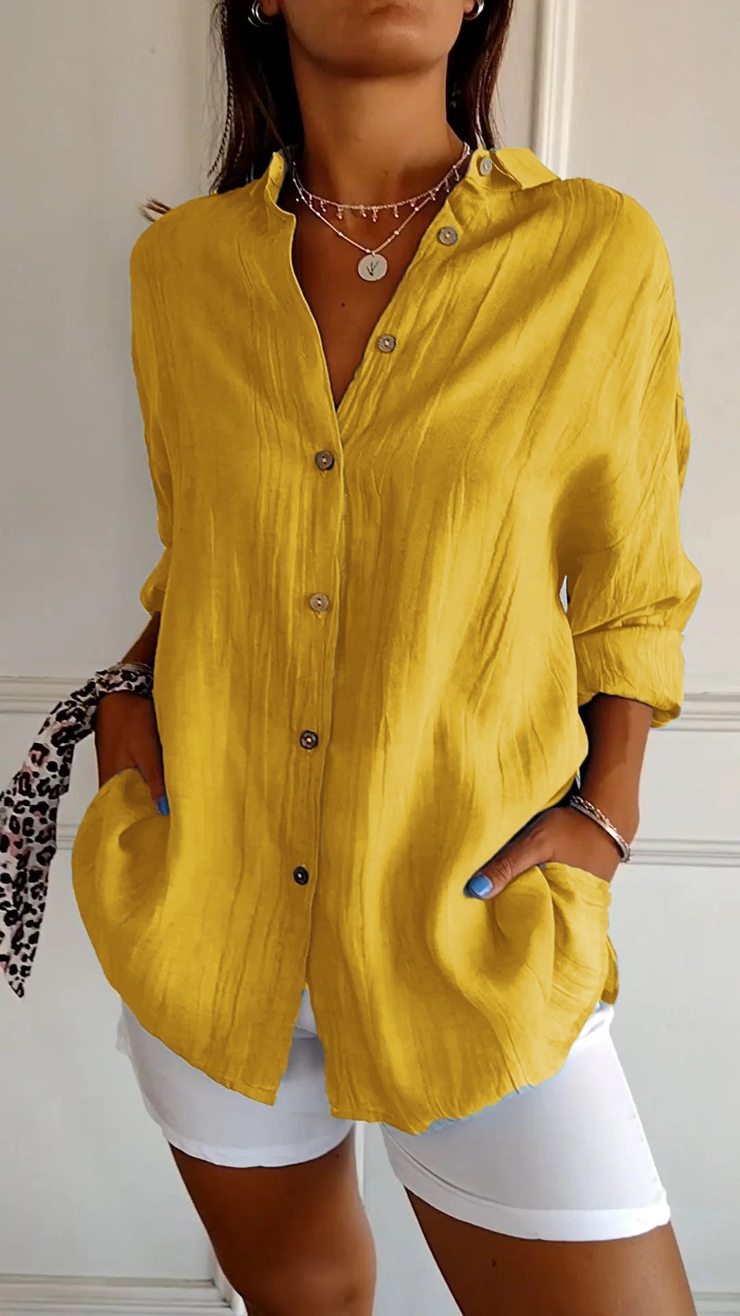 Damen Button Down Hemd | Sommer 4