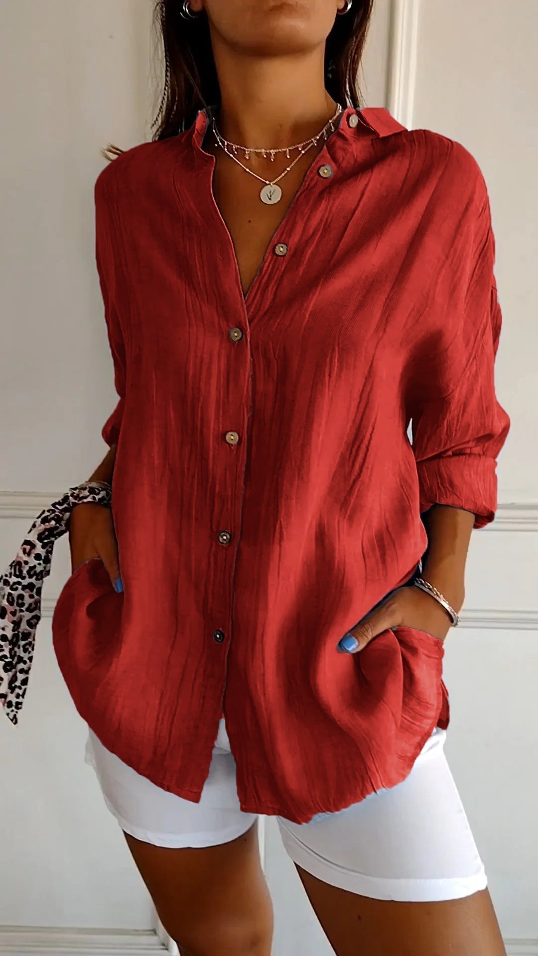 Damen Button Down Hemd | Sommer 6