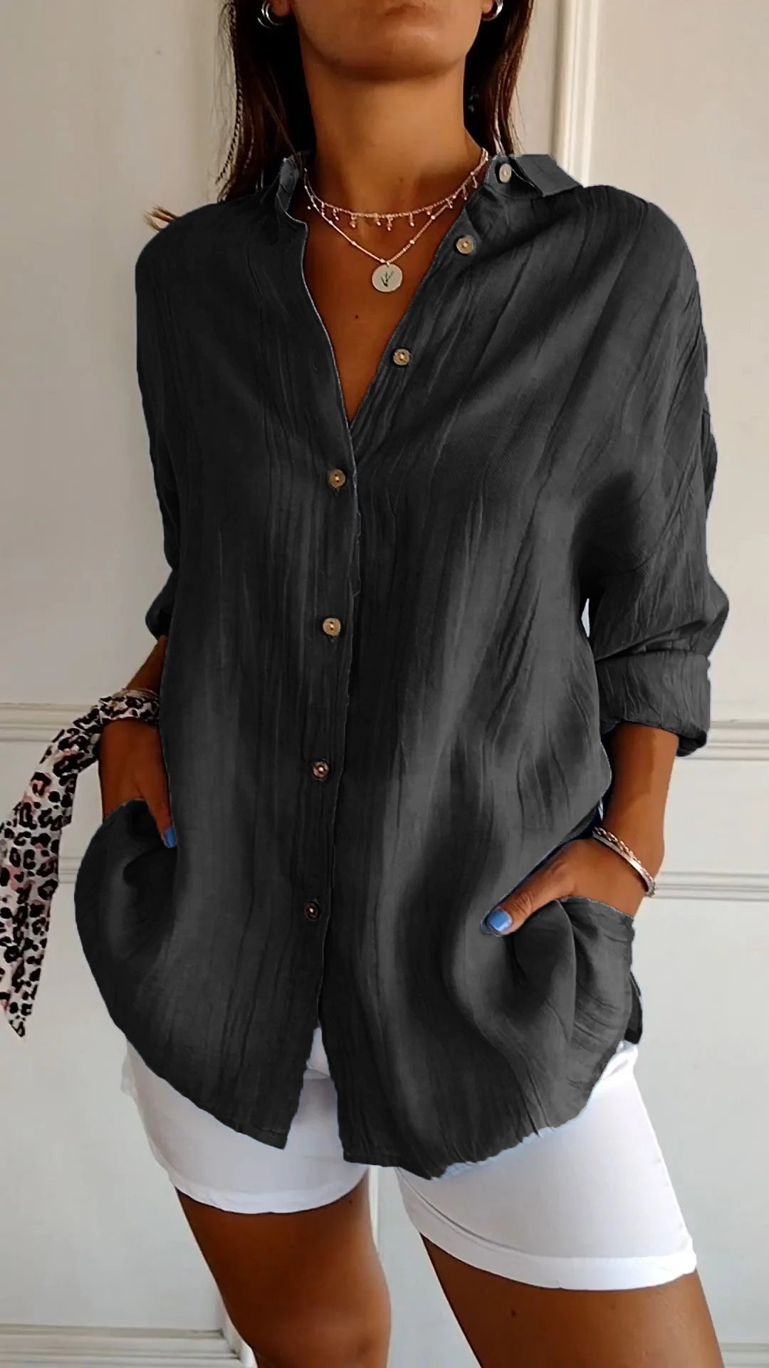 Damen Button Down Hemd | Sommer 9