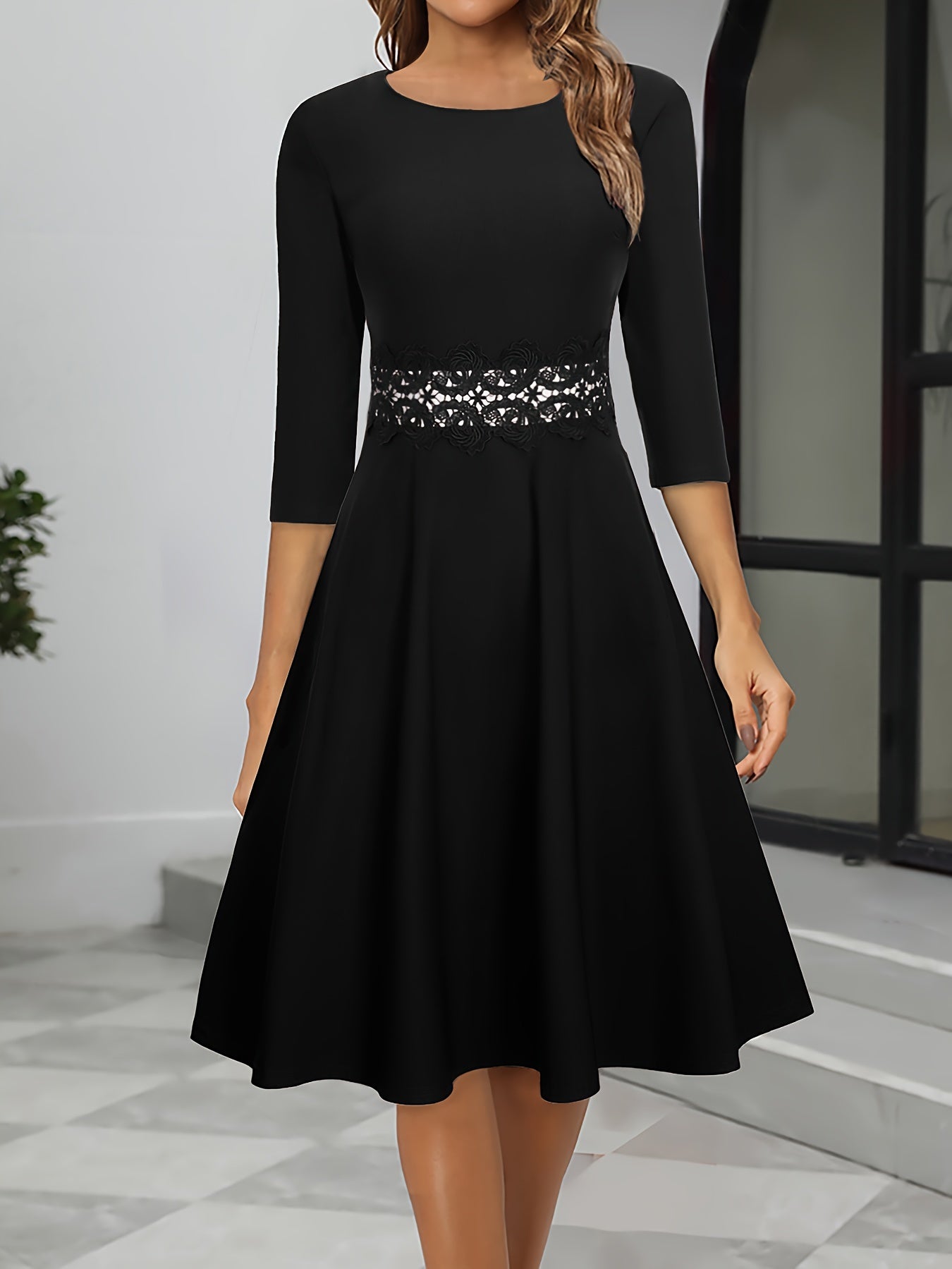 Damen Elegantes Abend Kleid | Midi 1