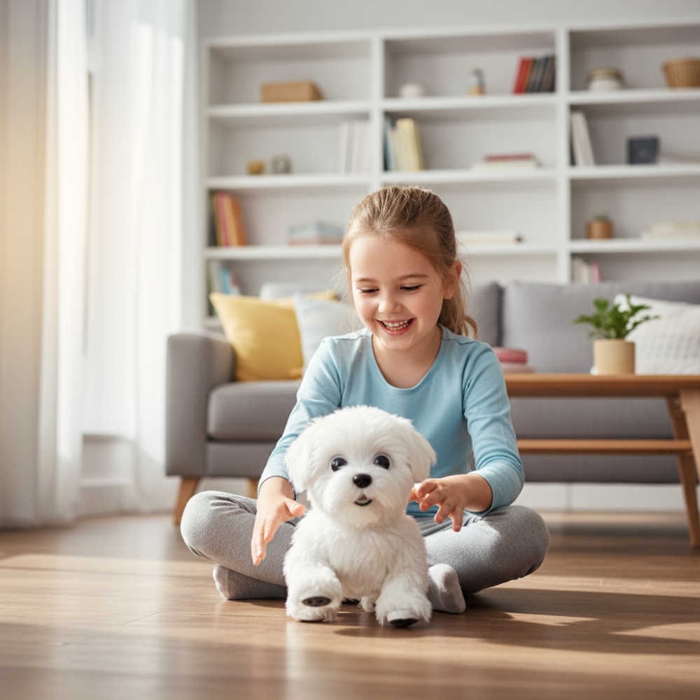 Lifelike Walking Barking Puppy Interactive Electronic Pet Toy