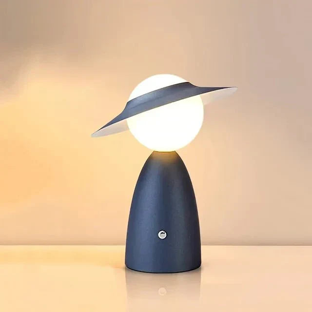 Sculptural Minimalist Touch Control Wireless Charging Rechargeable Table Lamp