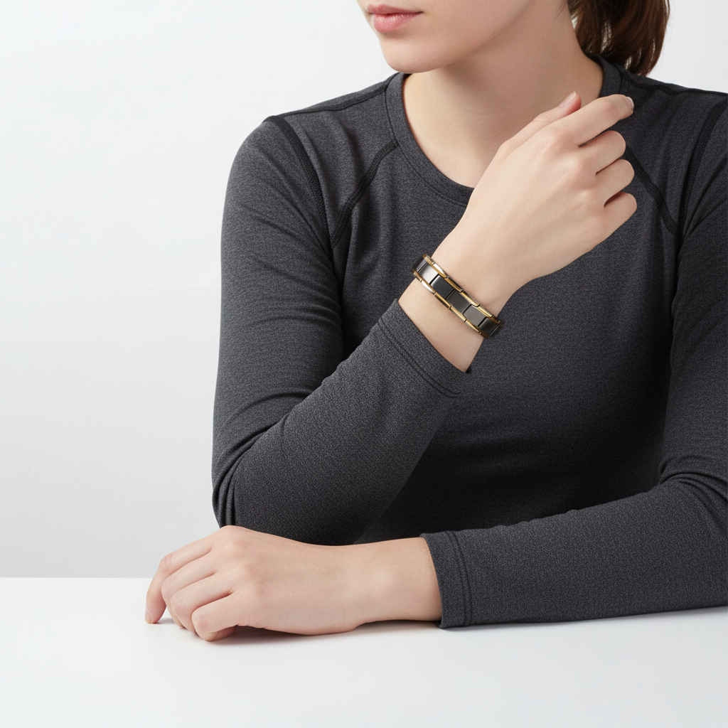 Durable Stainless Steel Infrared Wellness Magnetic Bracelet