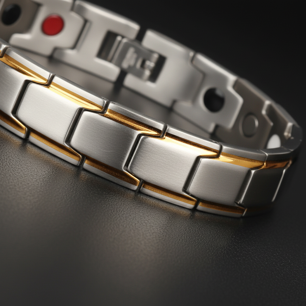 Durable Stainless Steel Infrared Wellness Magnetic Bracelet