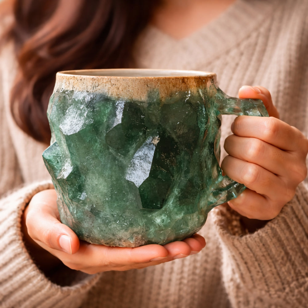 Agate Geode Stone Texture Ceramic Coffee Mug