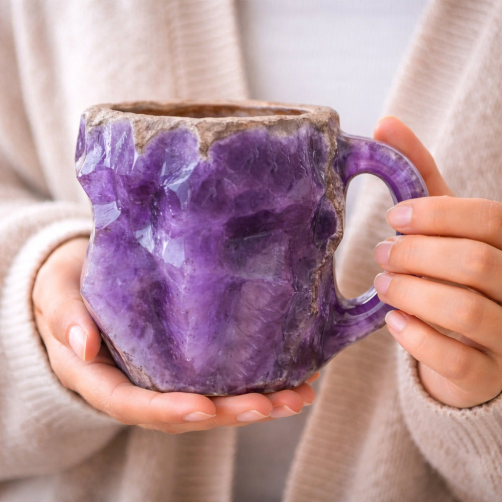 Agate Geode Stone Texture Ceramic Coffee Mug