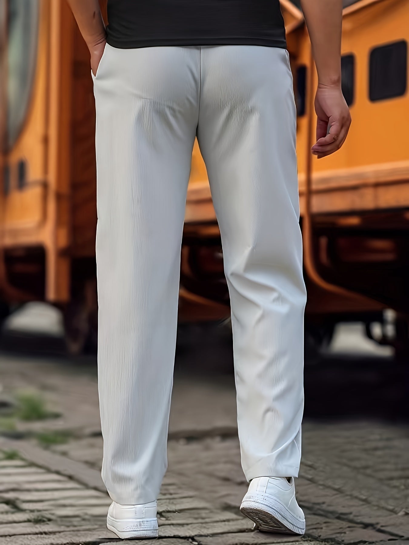 Elegante & Komfortable Alltagshose für Herren 8