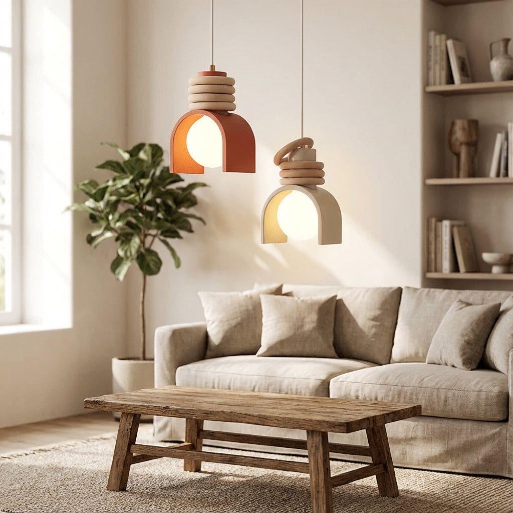 French-Inspired Molded Resin Ceiling Mounted Pendant Light