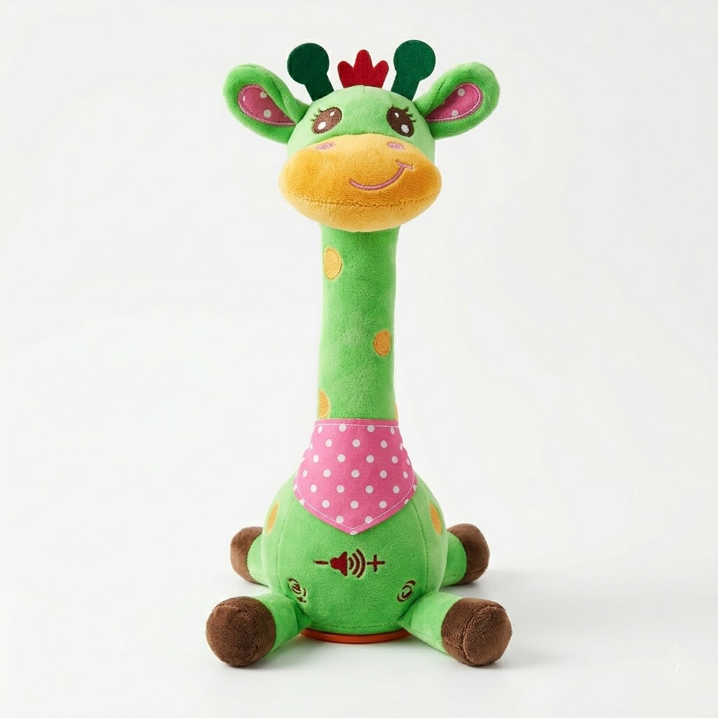 Cuddly Singing Talking Giraffe Plush Interactive Musical Toy