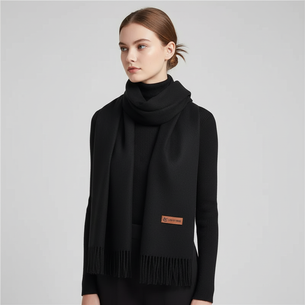 Oversized Soft Fringed Wrap Scarf Stole
