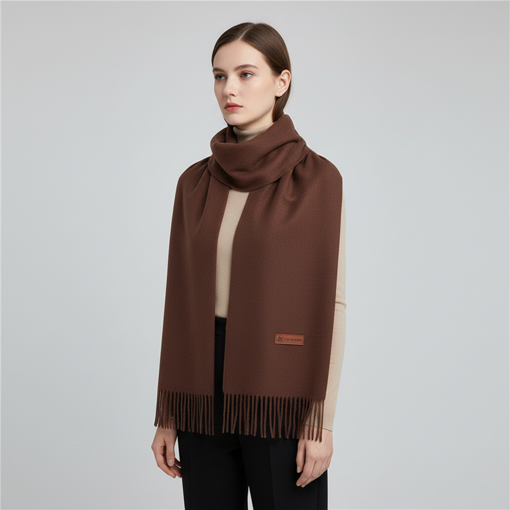 Oversized Soft Fringed Wrap Scarf Stole