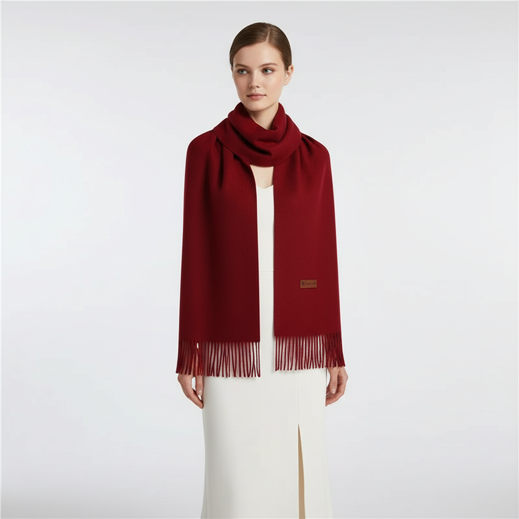 Oversized Soft Fringed Wrap Scarf Stole
