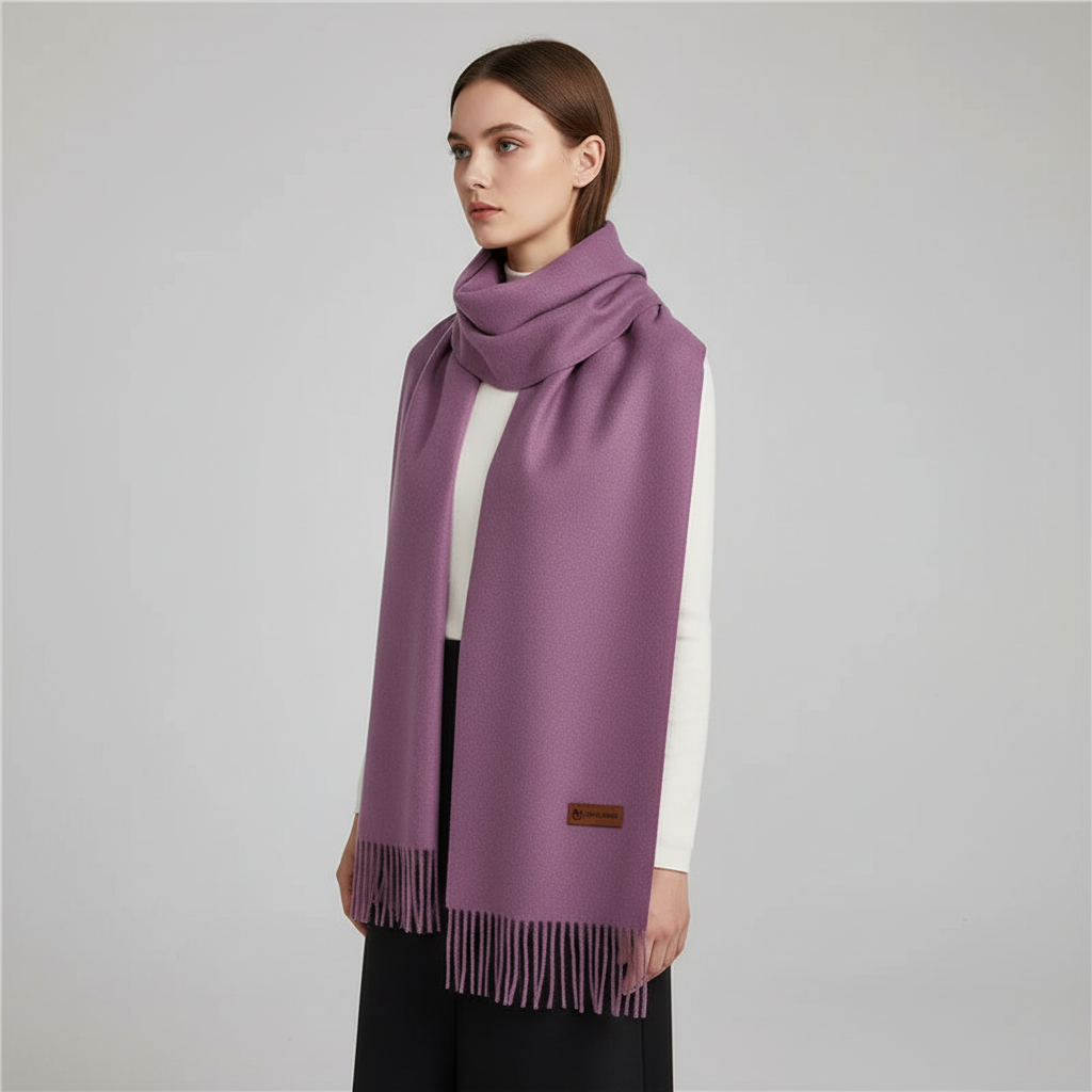 Oversized Soft Fringed Wrap Scarf Stole