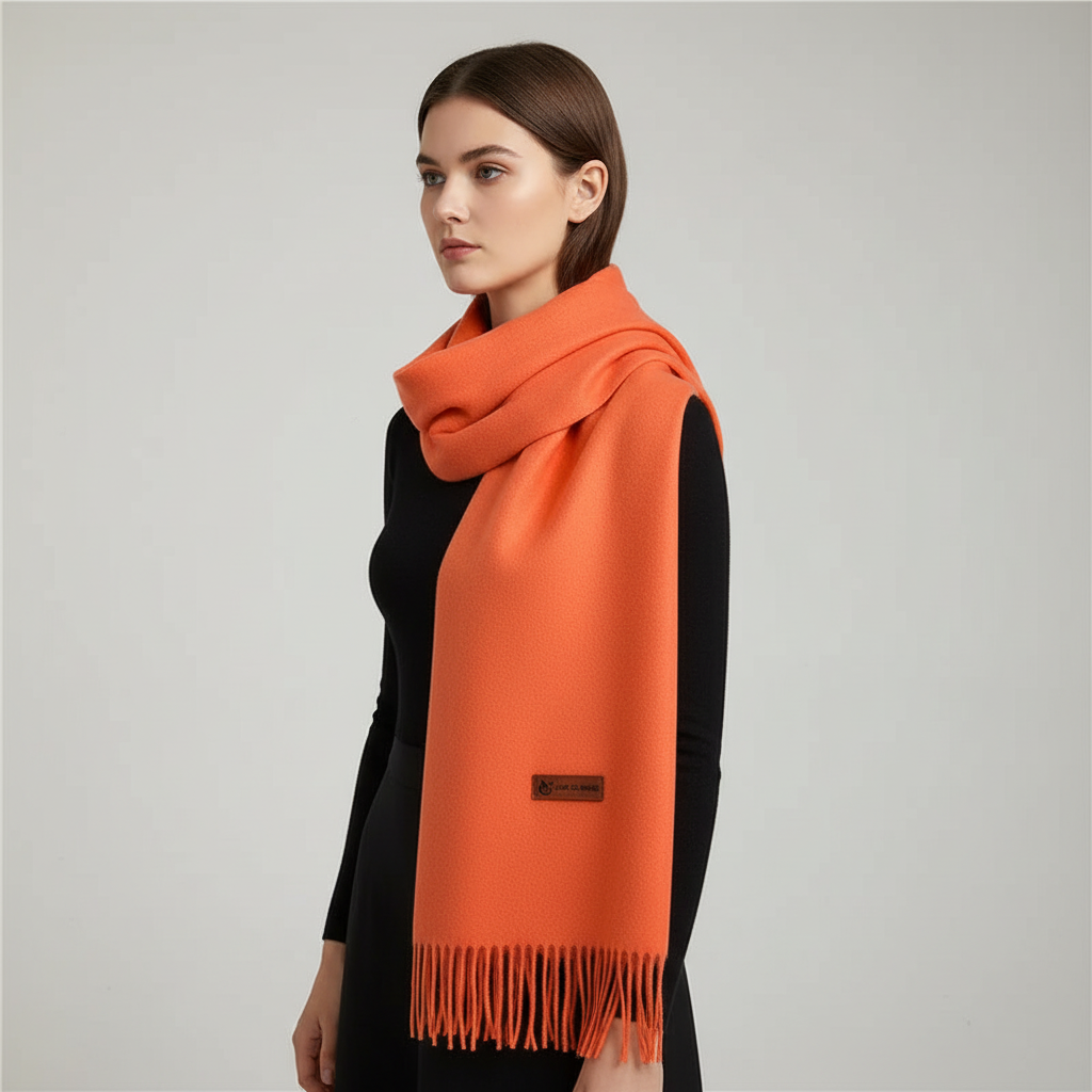 Oversized Soft Fringed Wrap Scarf Stole