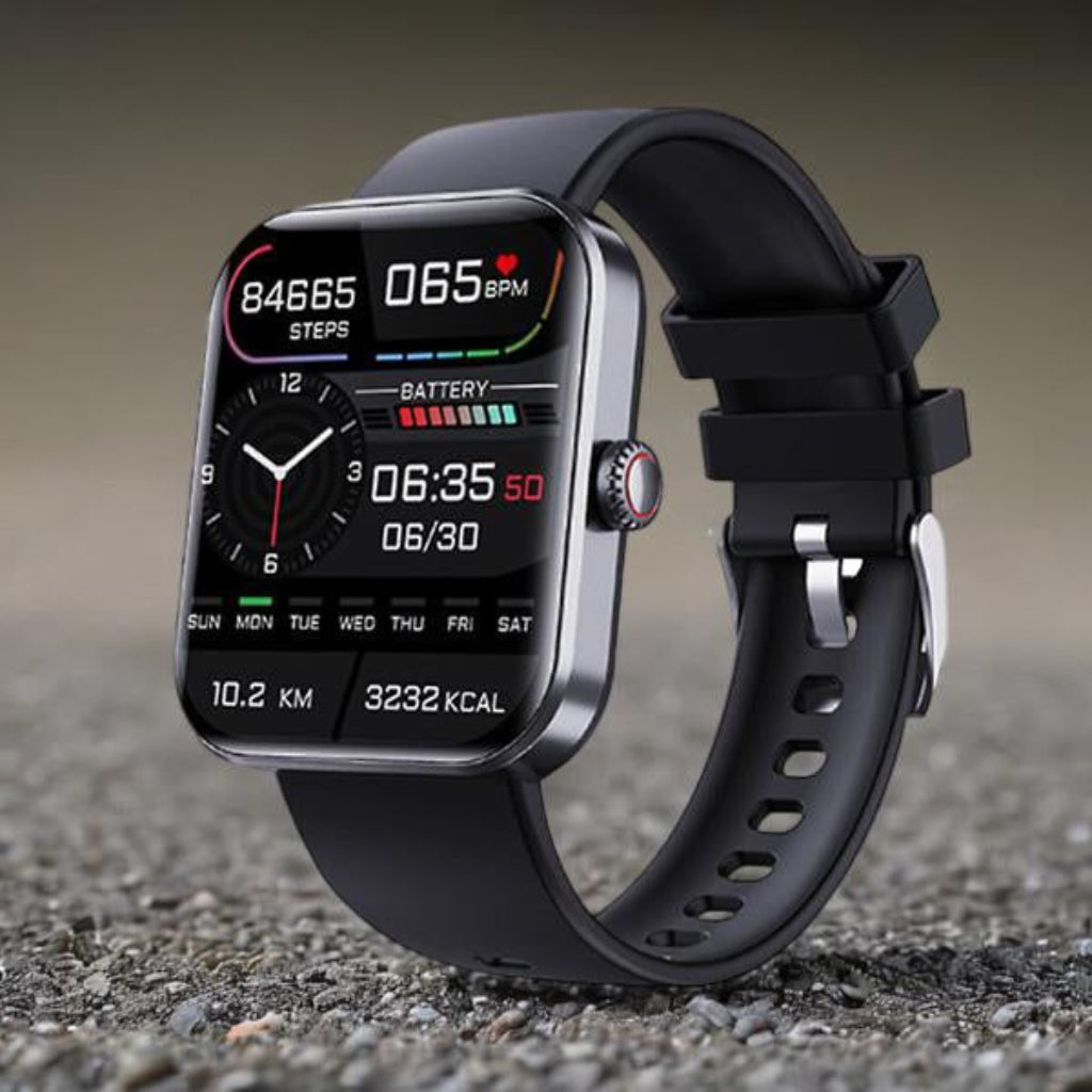 Blood Pressure Blood Sugar Bluetooth Calling Fitness Tracker Smartwatch