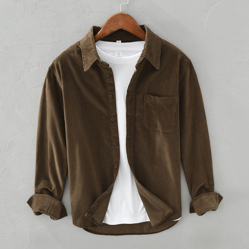 Herren Retro Cordhemd im eleganten Stil für jeden Anlass 3