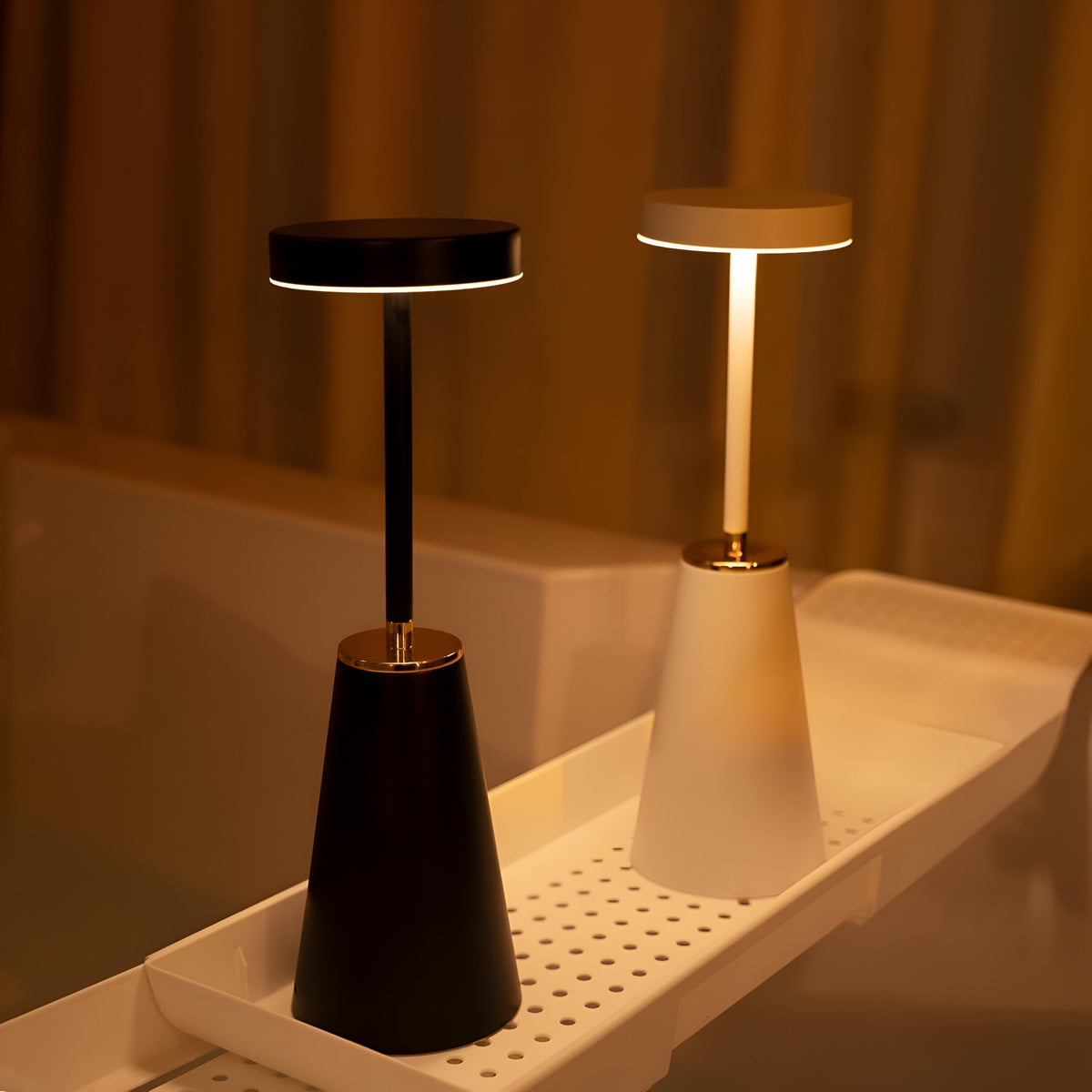 Slim Metal Cordless Touch Dimmable Rechargeable Table Lamp
