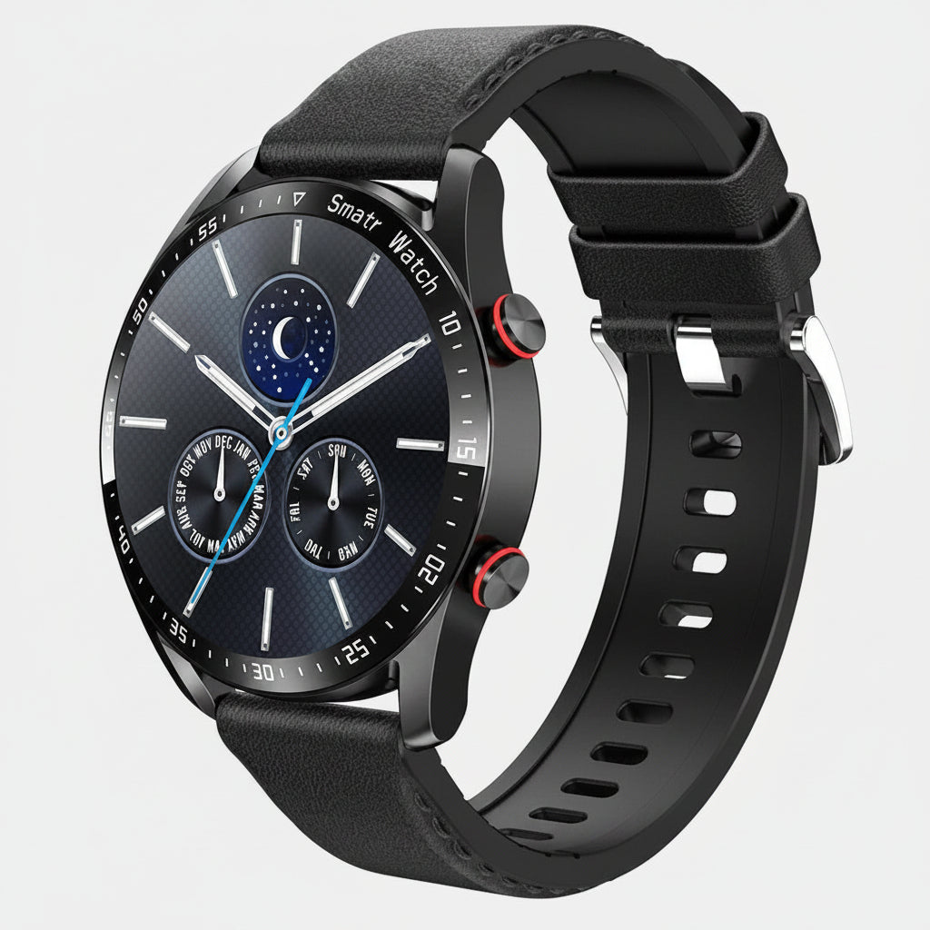 Water-Resistant Bluetooth Heart Rate Monitoring Activity Tracker Smartwatch