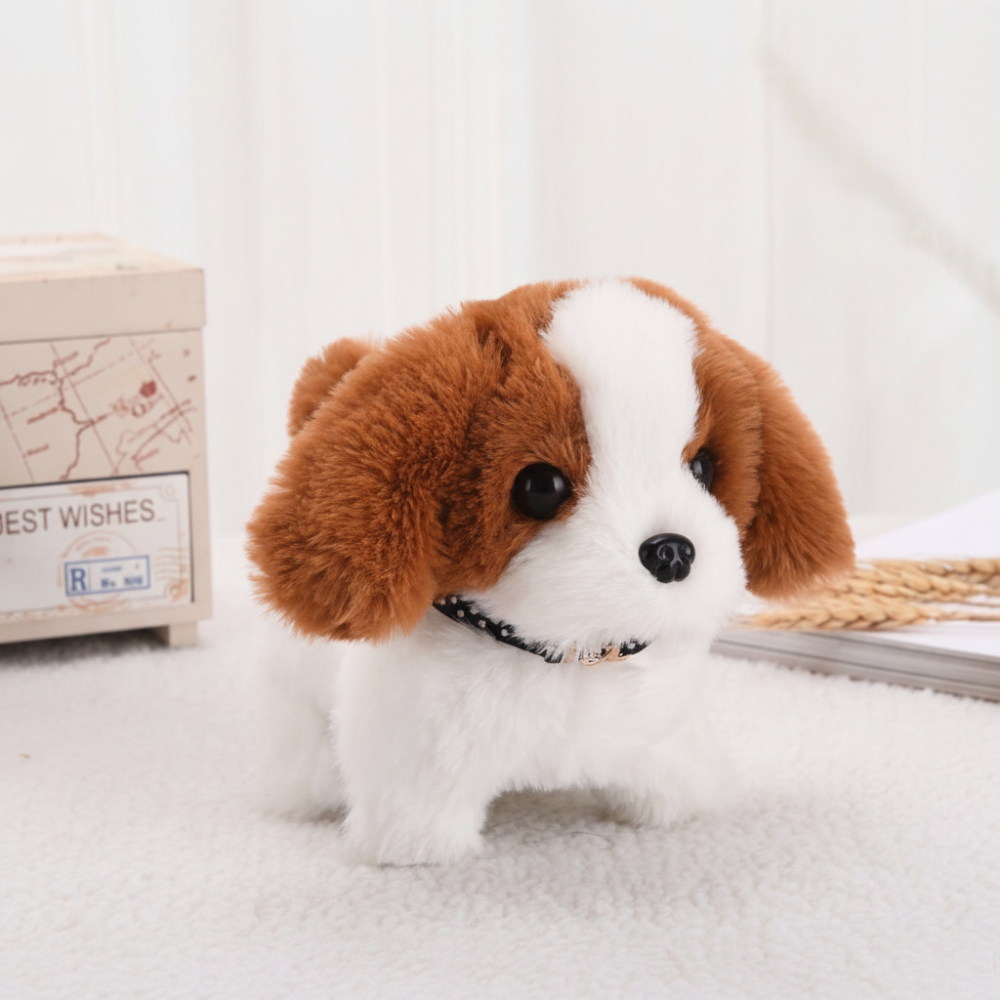 Lifelike Touch Responsive Walking Plush Puppy Interactive Dog Toy