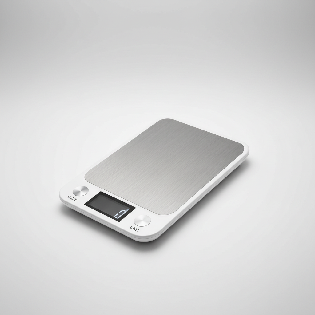 Waterproof Stainless Steel Rectangular Precision Digital Kitchen Scale