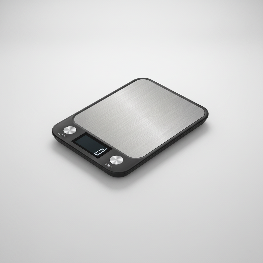 Waterproof Stainless Steel Rectangular Precision Digital Kitchen Scale