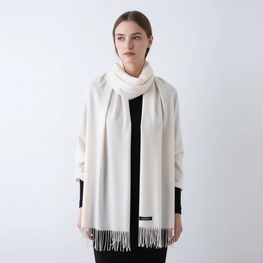 Soft Breathable Blend Long Women's Wrap Scarf