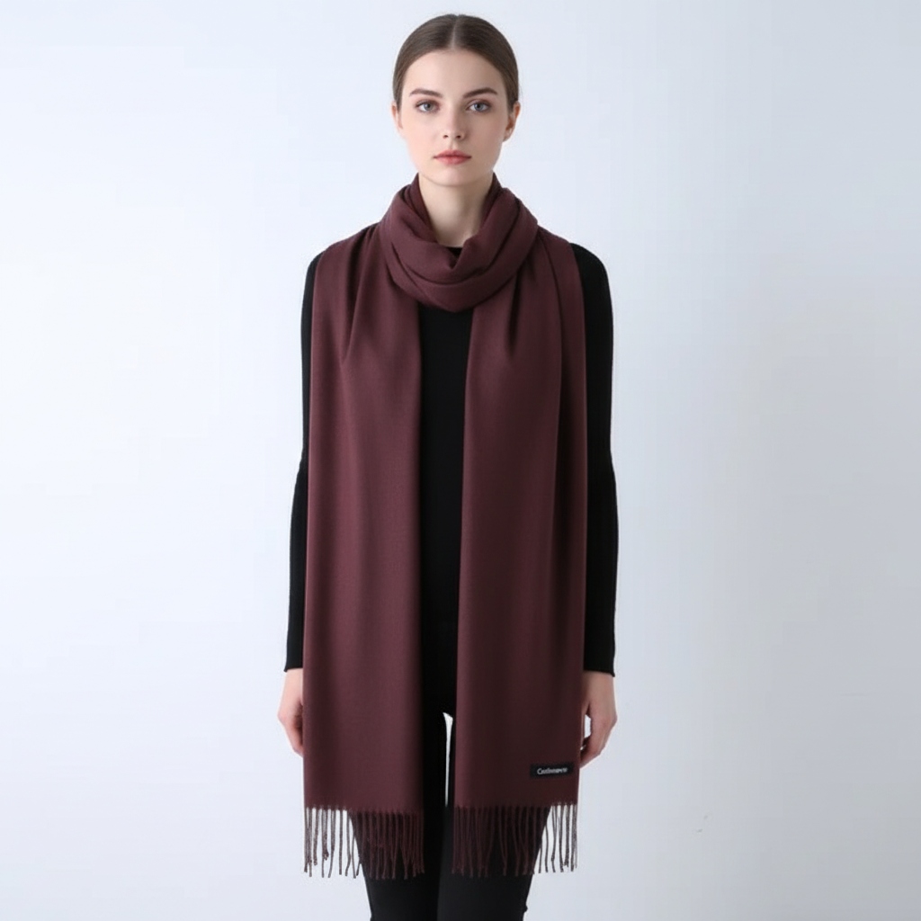 Soft Breathable Blend Long Women's Wrap Scarf
