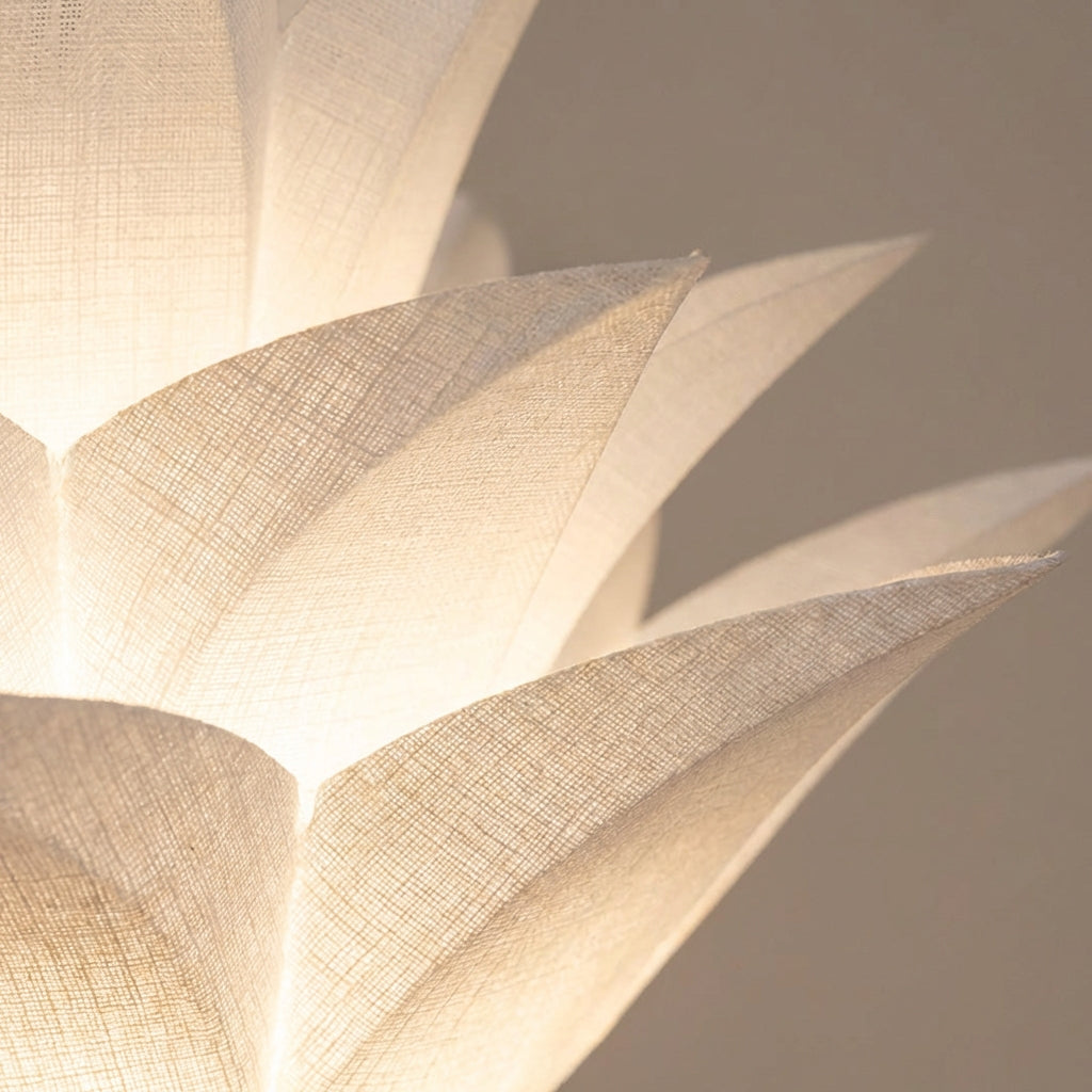 Petal-Inspired Lotus Silhouette Slim Profile Table Lamp