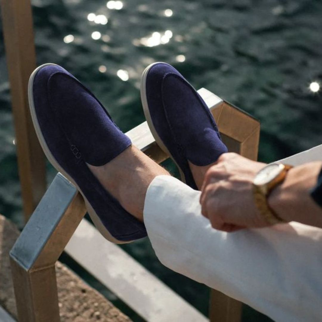 Low Suede Loafers for Men 1