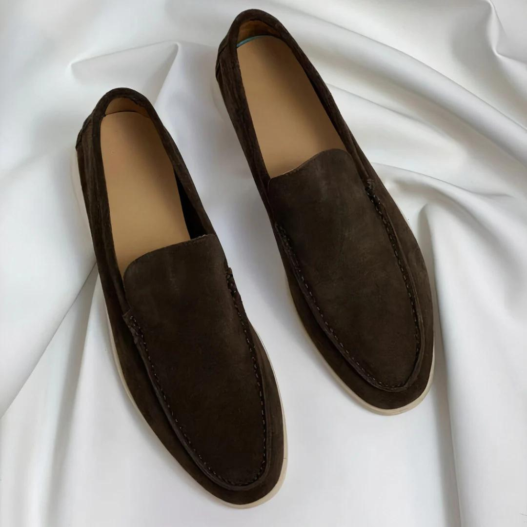 Low Suede Loafers for Men 14