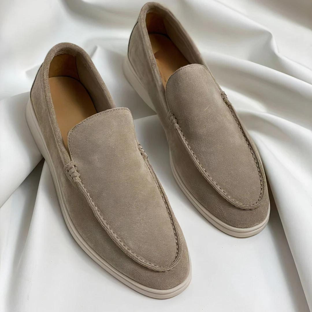 Low Suede Loafers for Men 15
