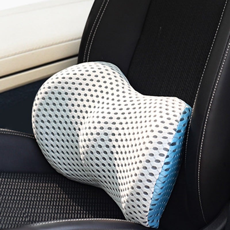 Ergonomic Contoured Memory Foam Adjustable Strap Lumbar Support Pillow