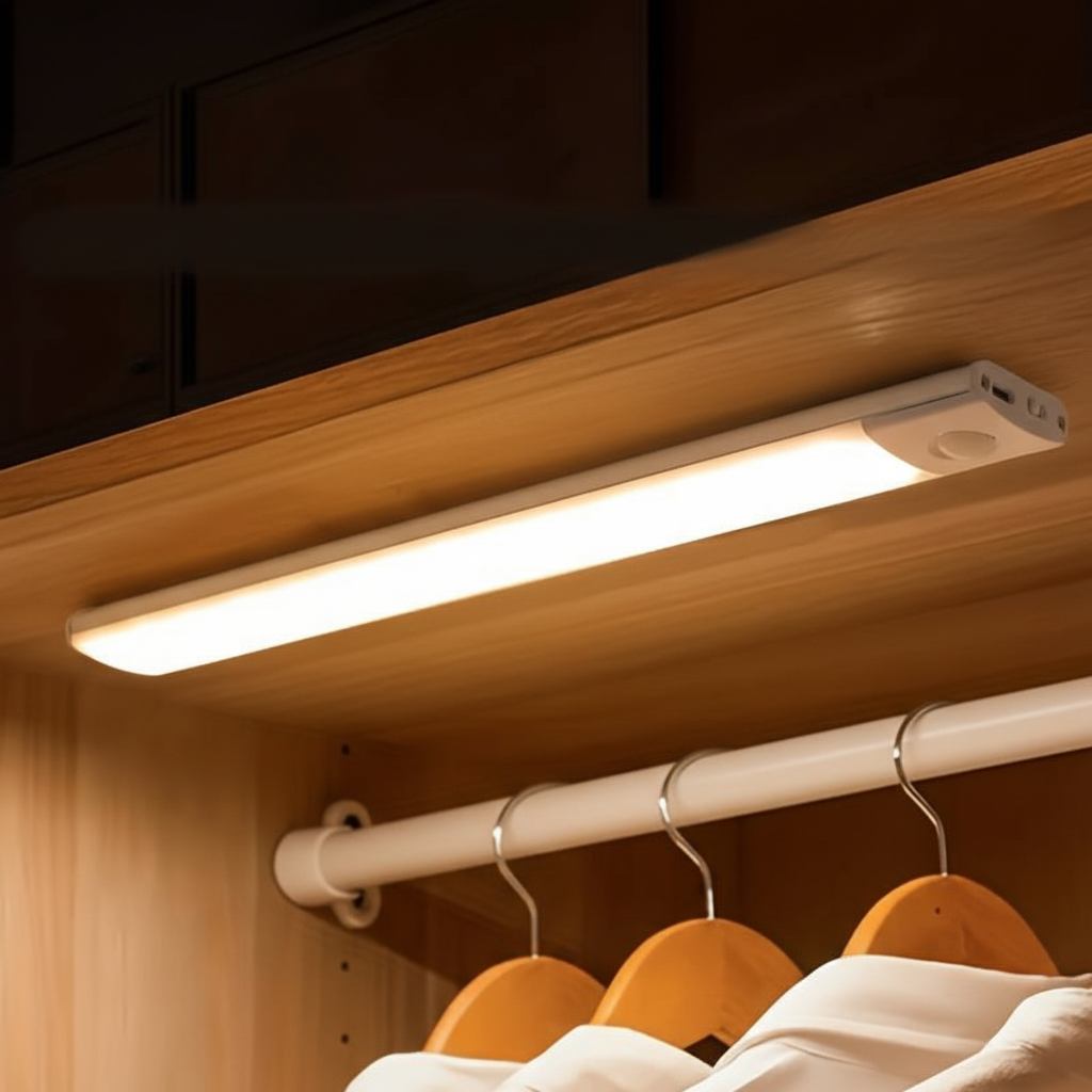 Rechargeable Magnetic Strip Dimmable Motion Sensor Light Bar