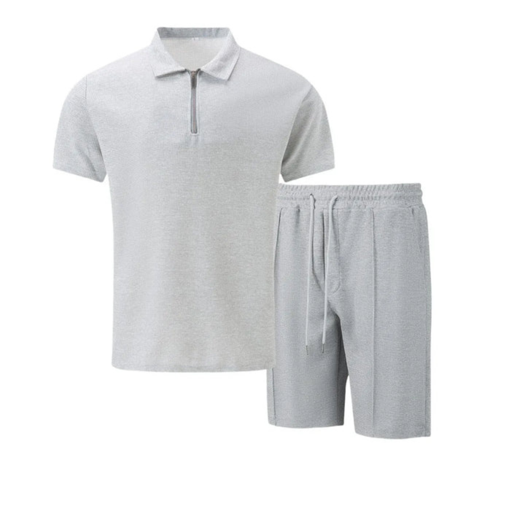 Men's Cotton Co-ord Set - Polo Shirt and Shorts 7